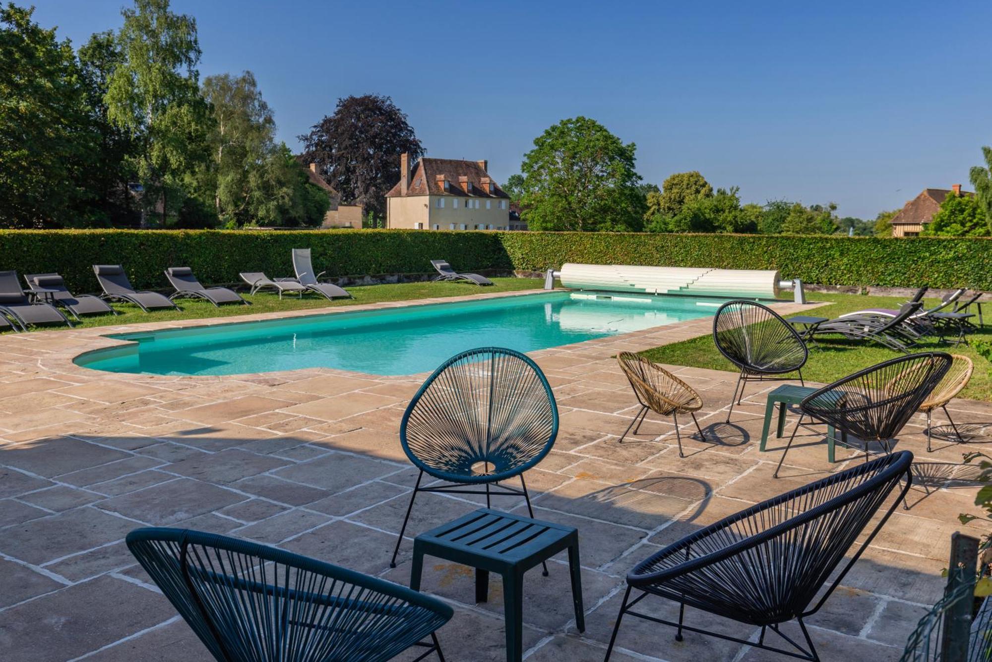 Bieville-en-AugeBagatelle Avec Jardin Et Piscine Chauffee别墅 外观 照片