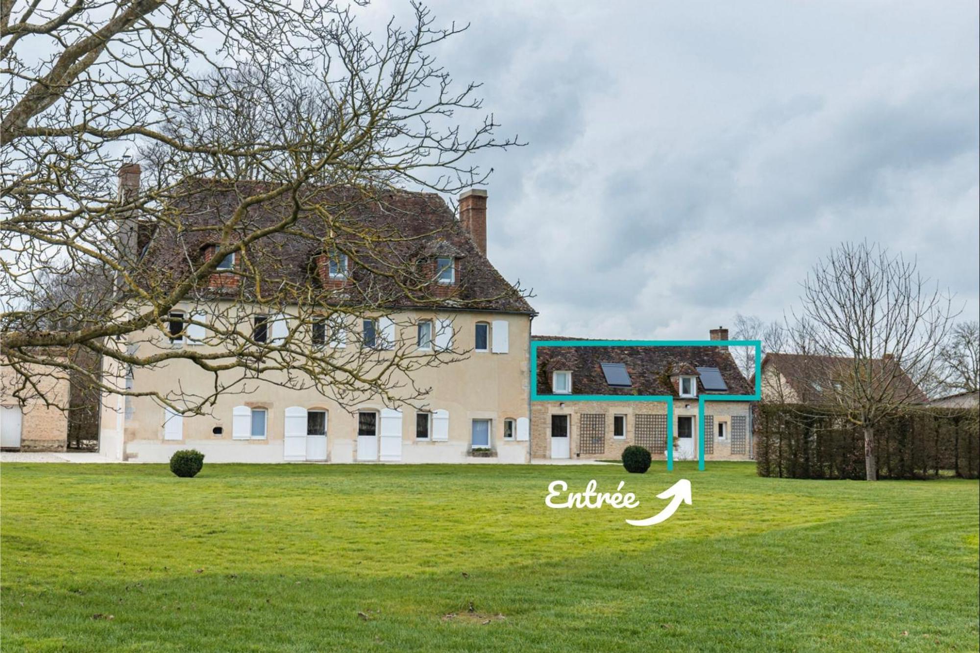 Bieville-en-AugeBagatelle Avec Jardin Et Piscine Chauffee别墅 外观 照片